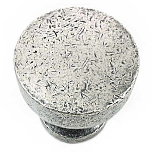 MNG Hardware 85464 854 1-1/4" Precision Cabinet Knob Distressed Pewter
