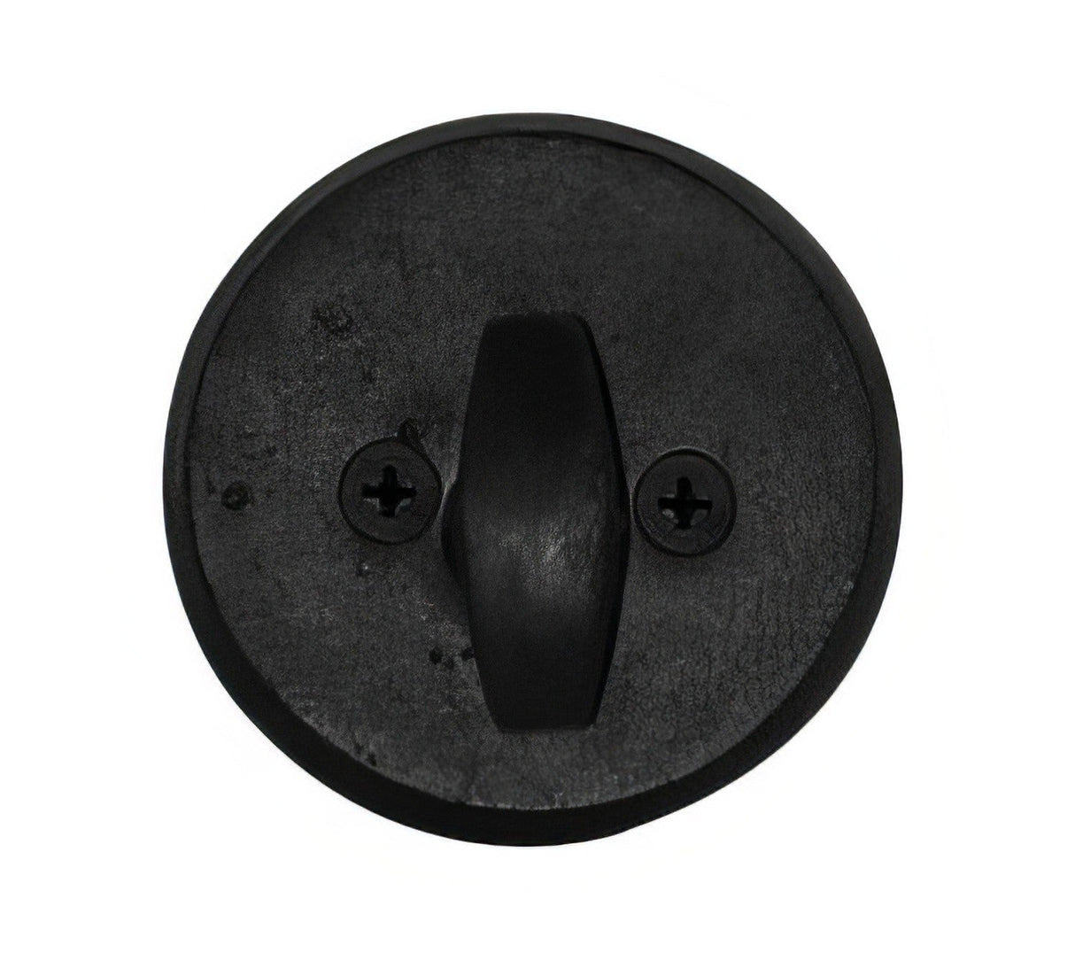 Emtek 8550US19 flat black single sided deadbolt