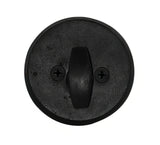Emtek 8550US19 flat black single sided deadbolt
