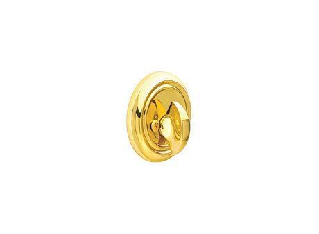 Emtek 8550US3 polished brass single sided deadbolt