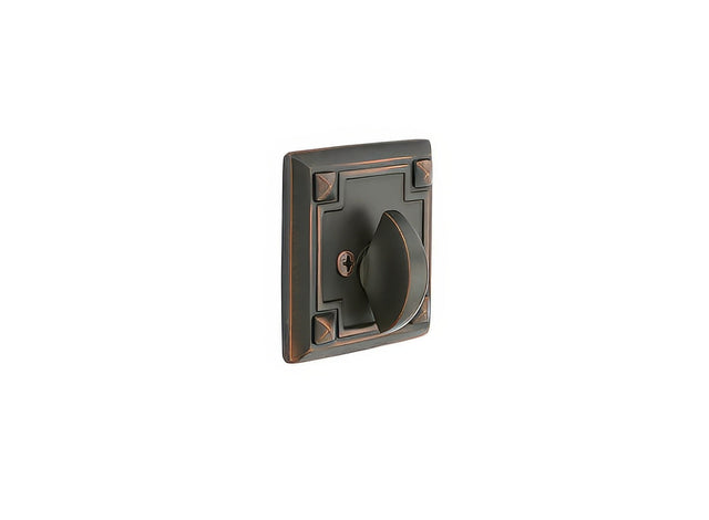Emtek 8554US10B oil rubbed bronze single sided deadbolt