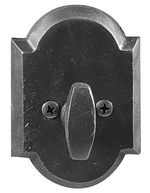Emtek 8557FB flat black single sided deadbolt