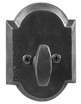 Emtek 8557TWB tumbled white bronze single sided deadbolt