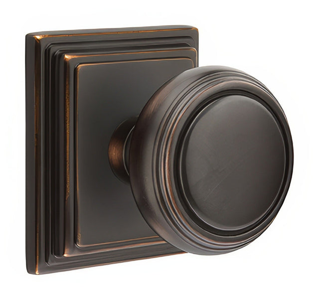 Emtek 8561NWUS10B oil rubbed bronze dummy door knob