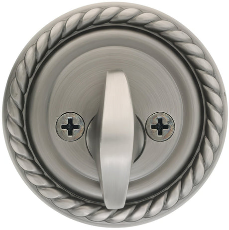 Emtek 8564US15A pewter single sided deadbolt