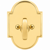 Emtek 8566US3 polished brass single sided deadbolt