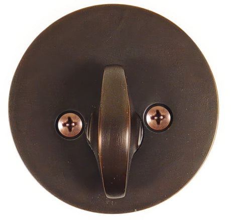 Emtek 8567US10B oil rubbed bronze single sided deadbolt
