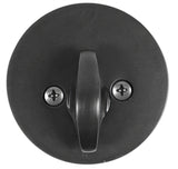 Emtek 8567US19 flat black single sided deadbolt