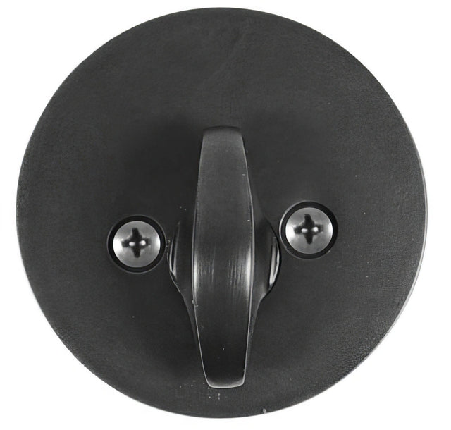 Emtek 8567US19 flat black single sided deadbolt