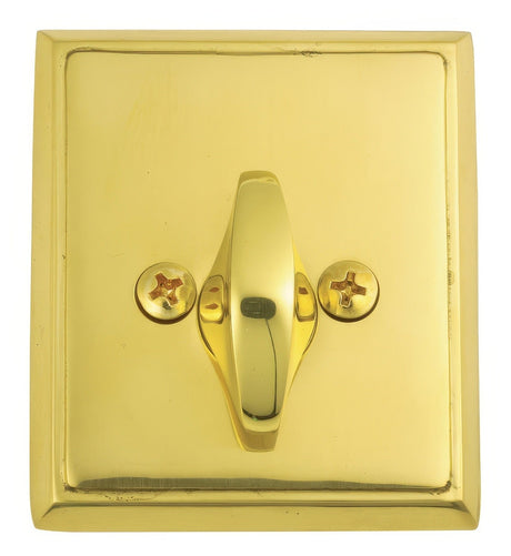 Emtek 8568US3 polished brass single sided deadbolt