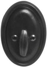 Emtek 8573FB flat black single sided deadbolt