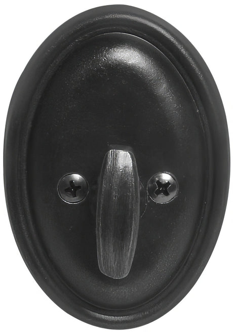 Emtek 8573FB flat black single sided deadbolt