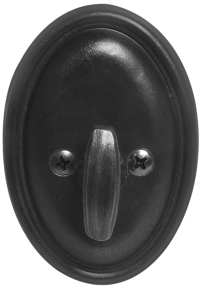 Emtek 8573FB flat black single sided deadbolt