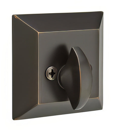 Emtek 8578US10B oil rubbed bronze single sided deadbolt