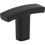 Elements 859T-MB matte black cabinet knob