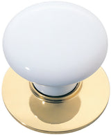 Emtek 86001US3 polished brass cabinet knob