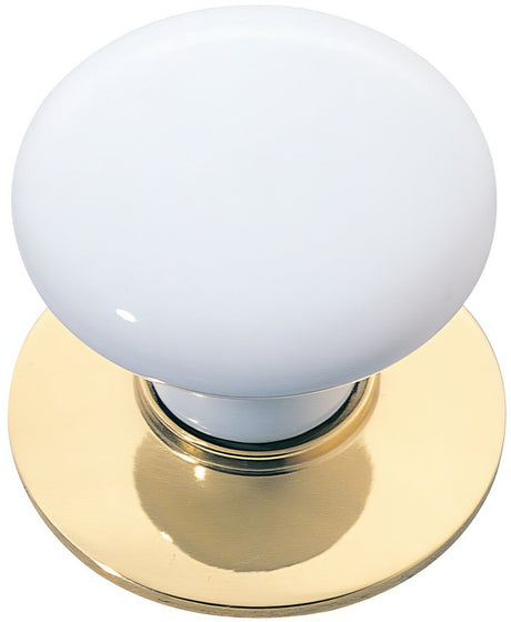 Emtek 86001US3 polished brass cabinet knob