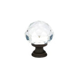 Emtek 86003US19 black cabinet knob