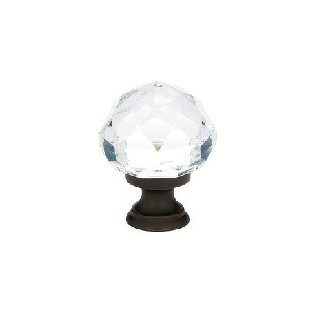 Emtek 86003US19 black cabinet knob