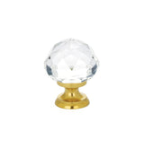 Emtek 86003US3 polished brass cabinet knob