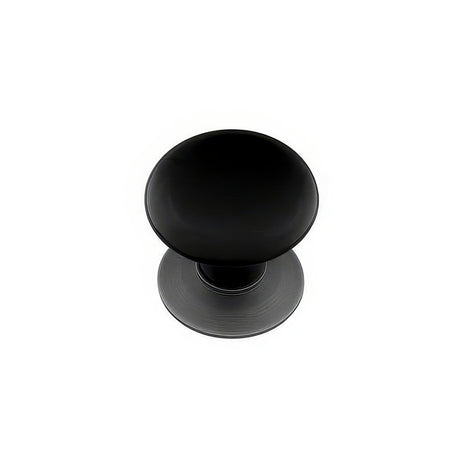 Emtek 86009US19 black cabinet knob