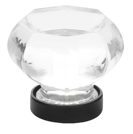 Emtek 86010US19 black cabinet knob