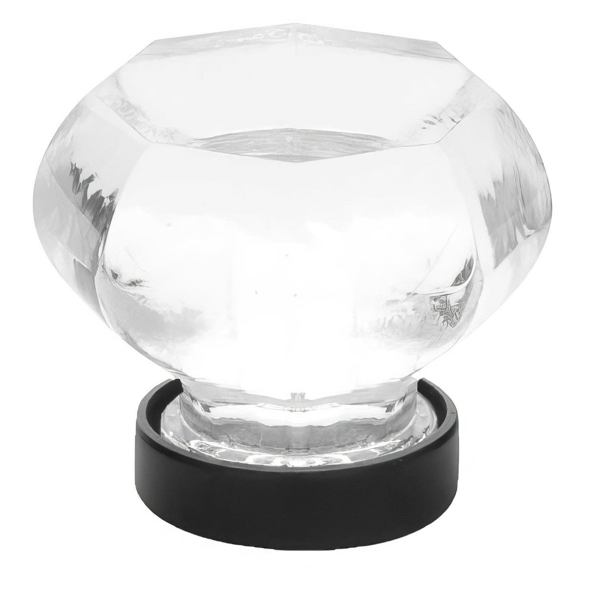 Emtek 86010US19 black cabinet knob