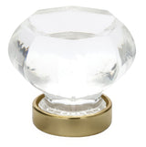 Emtek 86010US3 polished brass cabinet knob