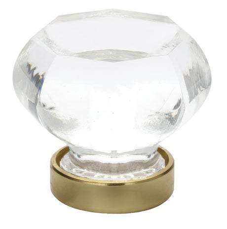 Emtek 86011US3 polished brass cabinet knob