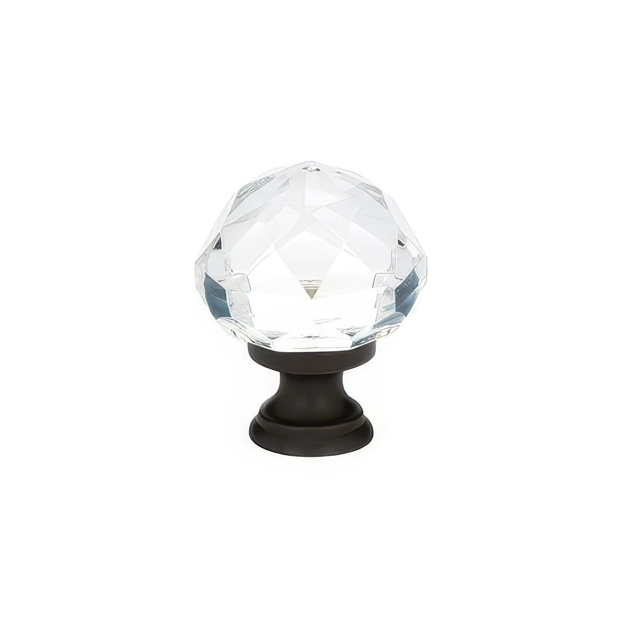 Emtek 86012US19 black cabinet knob