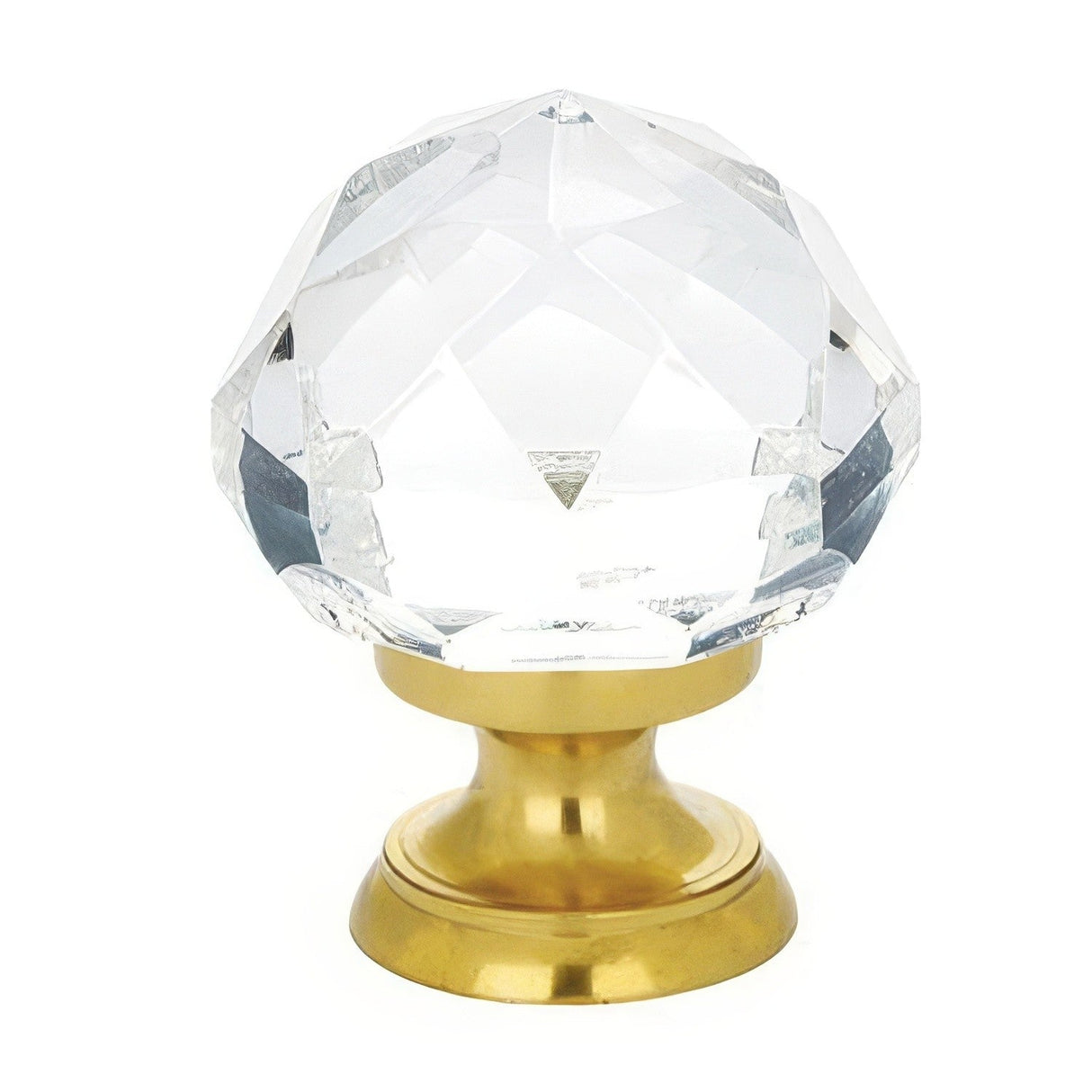 Emtek 86012US4 satin brass cabinet knob