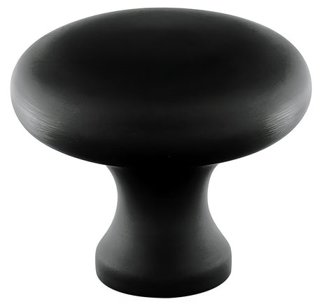 Emtek 86014US19 flat black cabinet knob