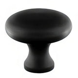 Emtek 86027US19 flat black cabinet knob