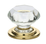 Emtek 86028US3 polished brass cabinet knob