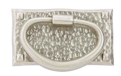 Emtek 86041US15 Arts and Crafts, Designer Brass cabinet pull in satin stainless, additional view