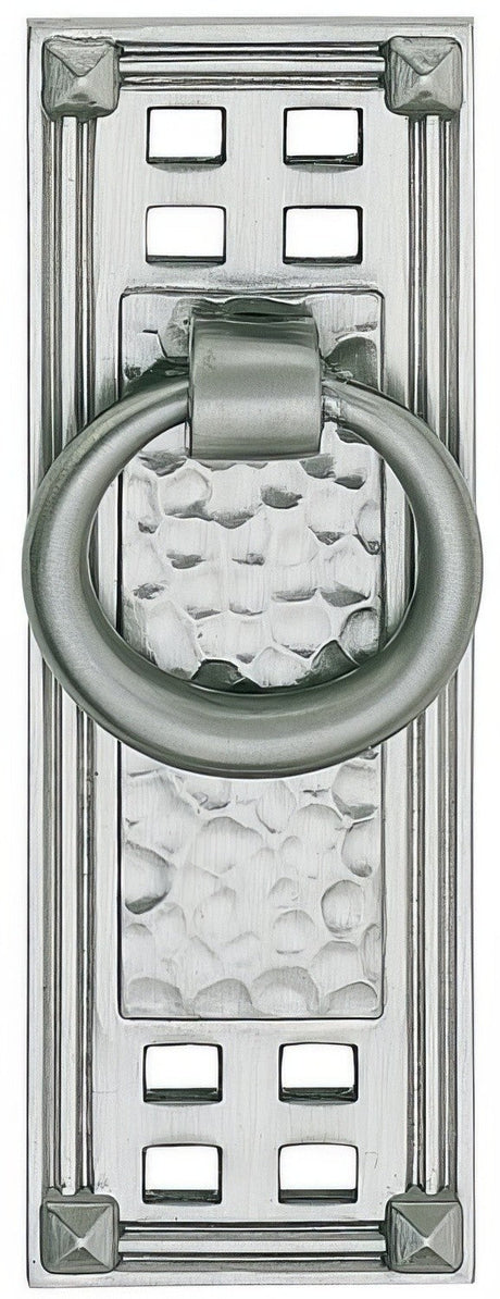 Emtek 86042US15 Arts and Crafts, Designer Brass cabinet drop pull in satin stainless, additional view