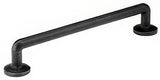 Emtek 86055FB flat black rod cabinet pull