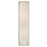 Emtek 86082US15 satin nickel pull plate