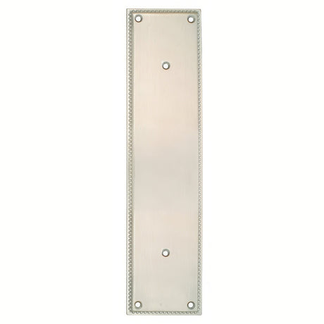Emtek 86082US15 satin nickel pull plate