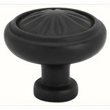 Emtek 86091FB flat black cabinet knob