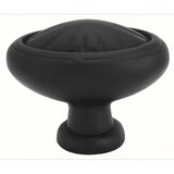 Emtek 86093FB flat black cabinet knob