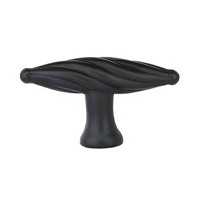 Emtek 86098FB flat black cabinet knob