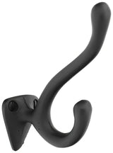 Emtek 86106FB flat black robe hook