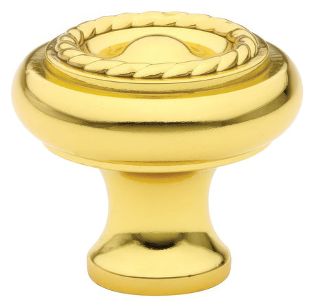 Emtek 86112US3 polished brass cabinet knob