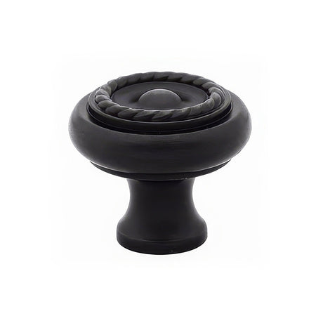 Emtek 86113US19 flat black cabinet knob