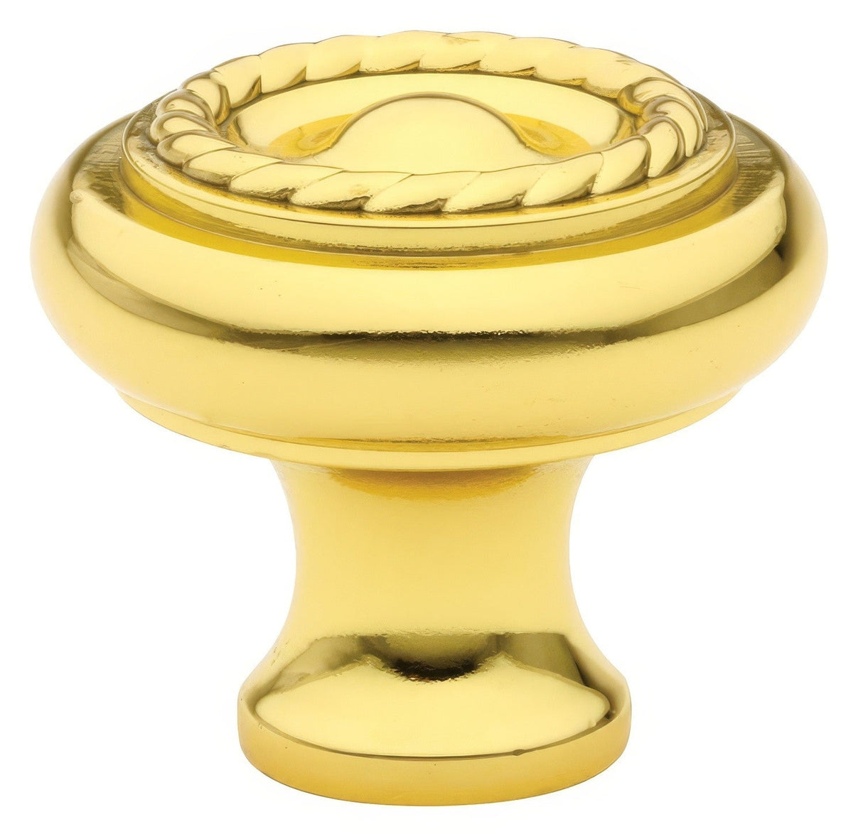 Emtek 86113US3 polished brass cabinet knob
