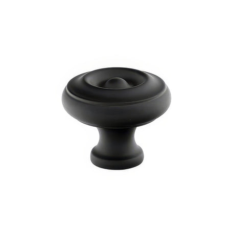 Emtek 86114US19 black cabinet knob