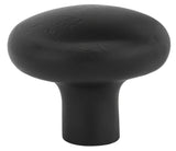 Emtek 86117FB flat black cabinet knob