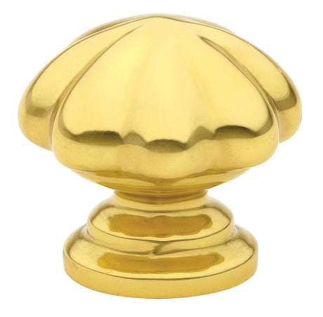 Emtek 86122US3 polished brass cabinet knob