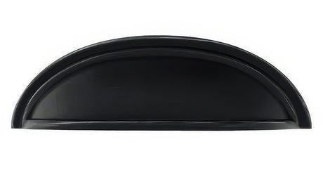 Emtek 86123US19 flat black cup pull